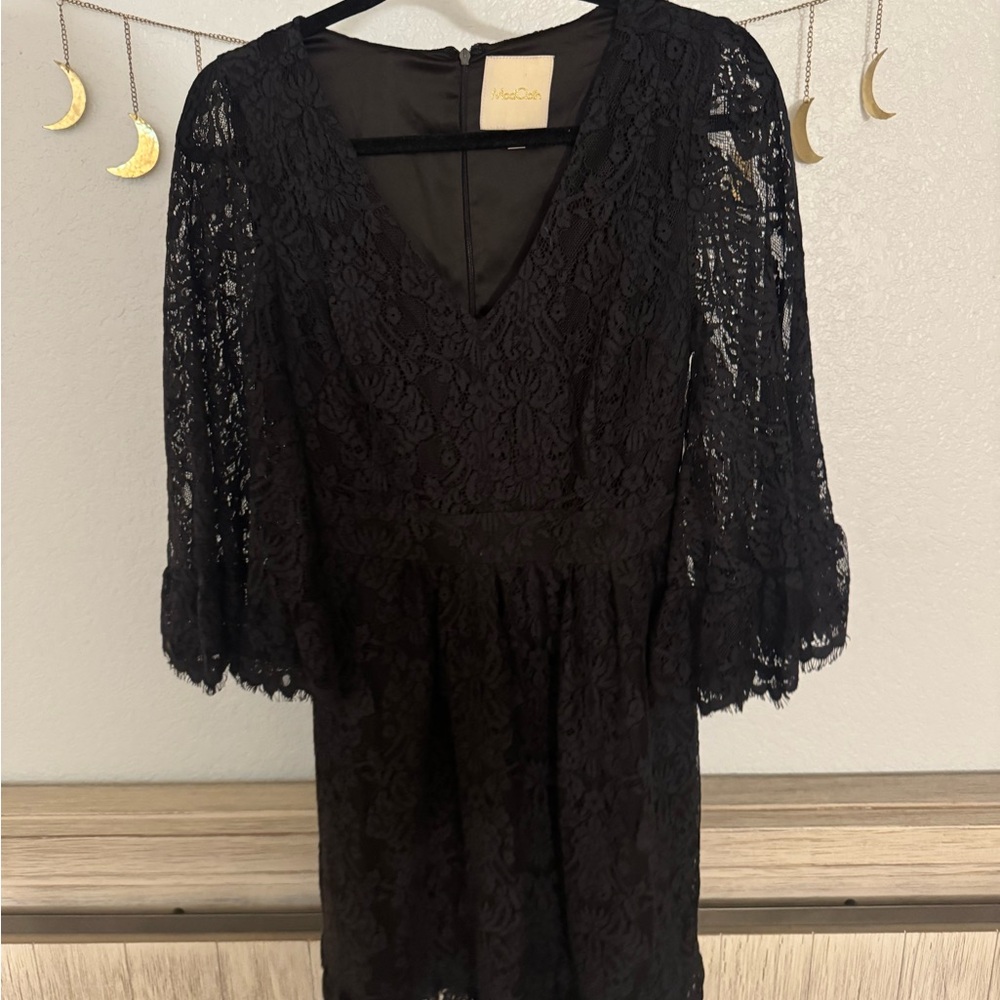 Modcloth Black Lace Dress